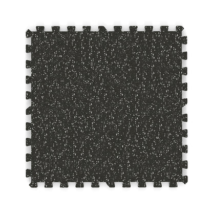0.79 inch Thick Rubber Top Exercise Mat 48 Sq Ft with Boarders