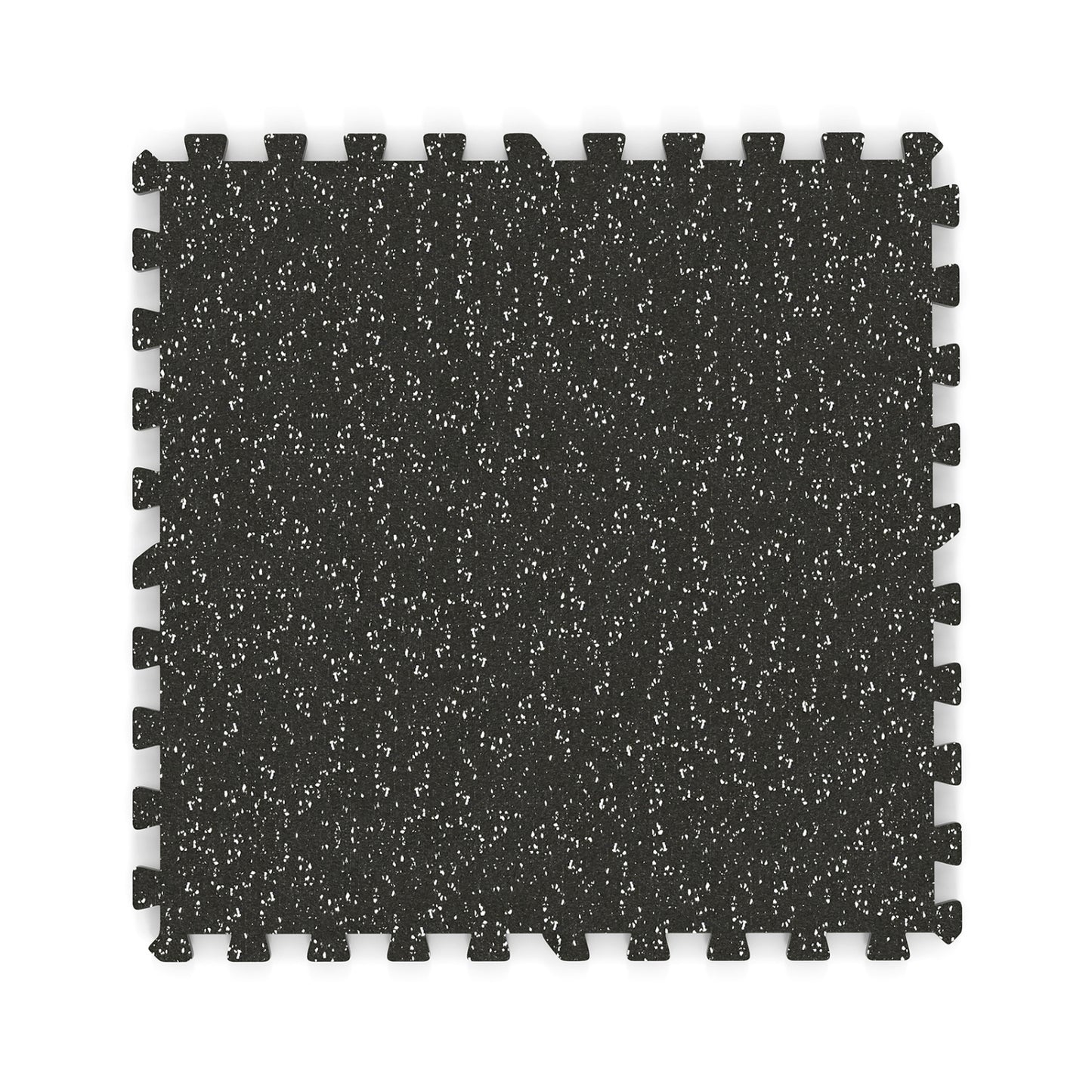 Interlocking Rubber Exercise Mat 48 Sq Ft with Borders