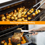 3Pcs Kitchen Tongs Stainless Steel
