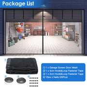 16x7FT Magnetic Garage Door Screen