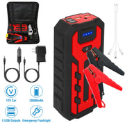 Car Jump Starter Booster 800A Peak 28000mAh Battery Charger Power Bank