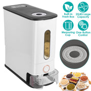 25LBS Vertical Rice Dispenser With Dustproof Lid