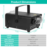 RGB Fog Machine 600W with Remote