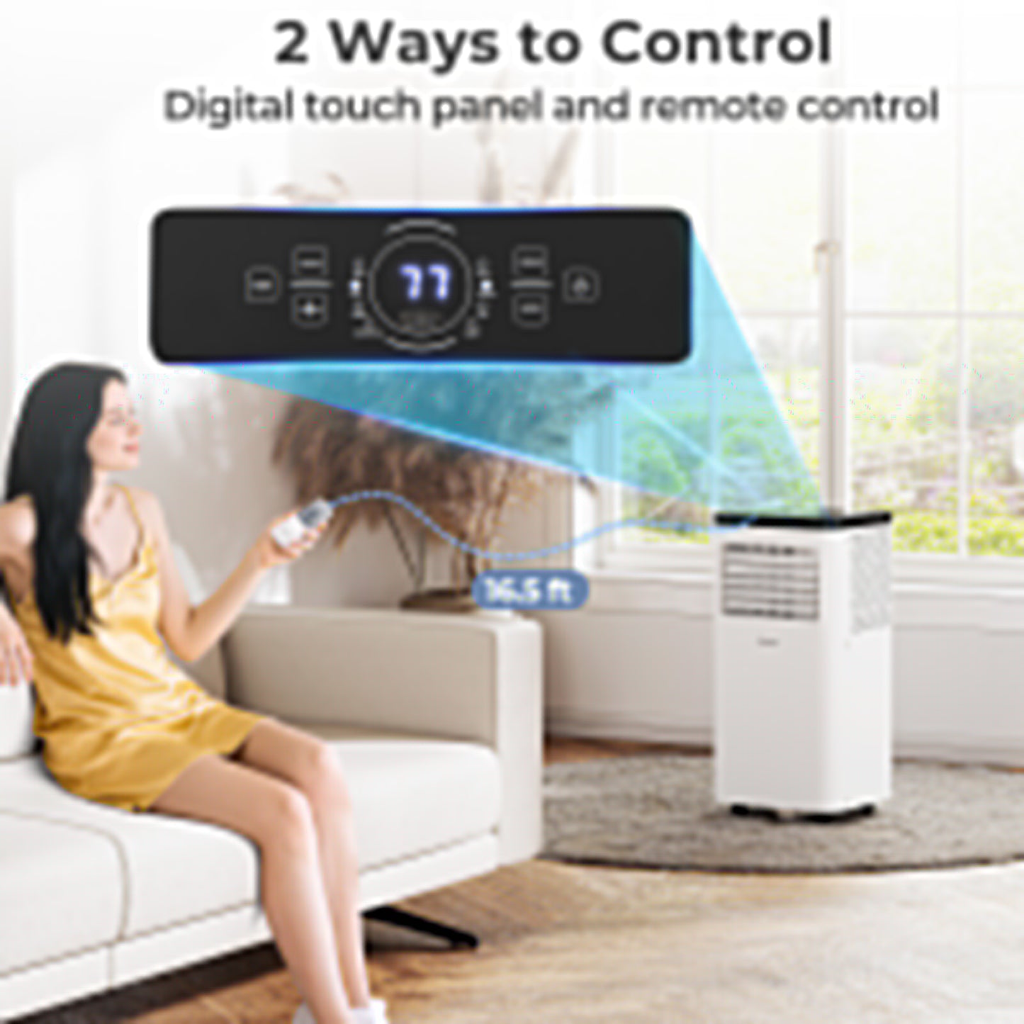 10000 BTU Portable Air Conditioner with Remote Control