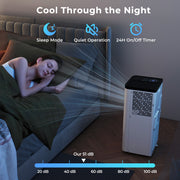 10000 BTU Portable Air Conditioner 3 in 1 Floor AC Unit Fan and Dehumidifier for Room