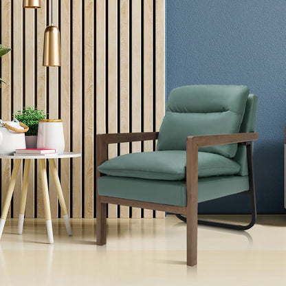 Single Sofa Chair with Extra-Thick Padded Backrest and Seat Cushion