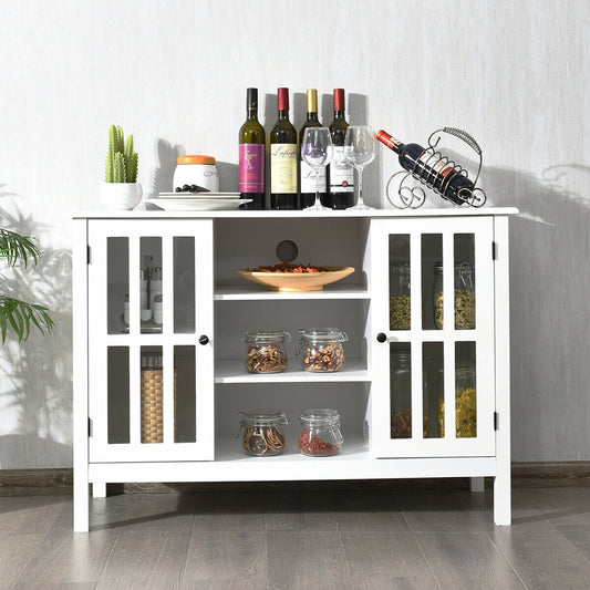 Wooden TV Stand Console Cabinet for 50 Inch TV
