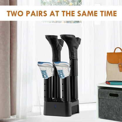 Prevent Odor Mold & Bacteria 4 Shoe Electric Dryer with Timer