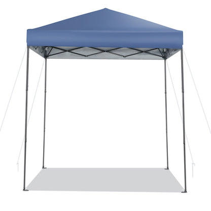 6.6 x 6.6 Feet Outdoor Pop-up Canopy Tent with UPF 50+ Sun Protection