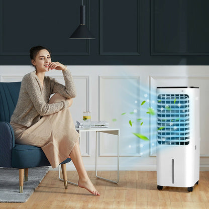 4-in-1 Air Cooler - 12L Tank & 4 Ice Packs