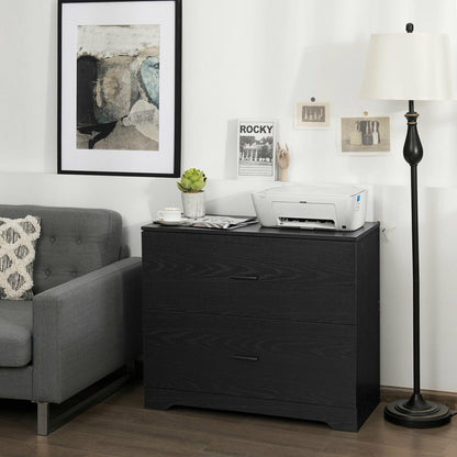 2-Drawer Lateral File Cabinet with Adjustable Bars for Home and Office