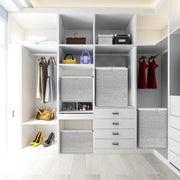 4 Pack Foldable Closet Storage Bags