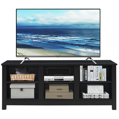 60 Inch Entertainment TV Stand Cabinet-Black
