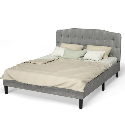 Queen Upholstered Headboard with Adjustable Heights