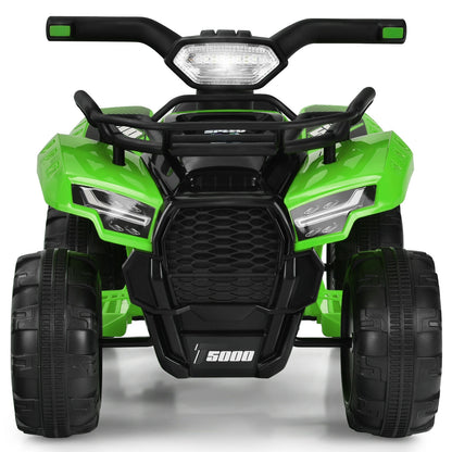 6V Kids ATV Quad Electric Ride On Car with LED Light and MP3