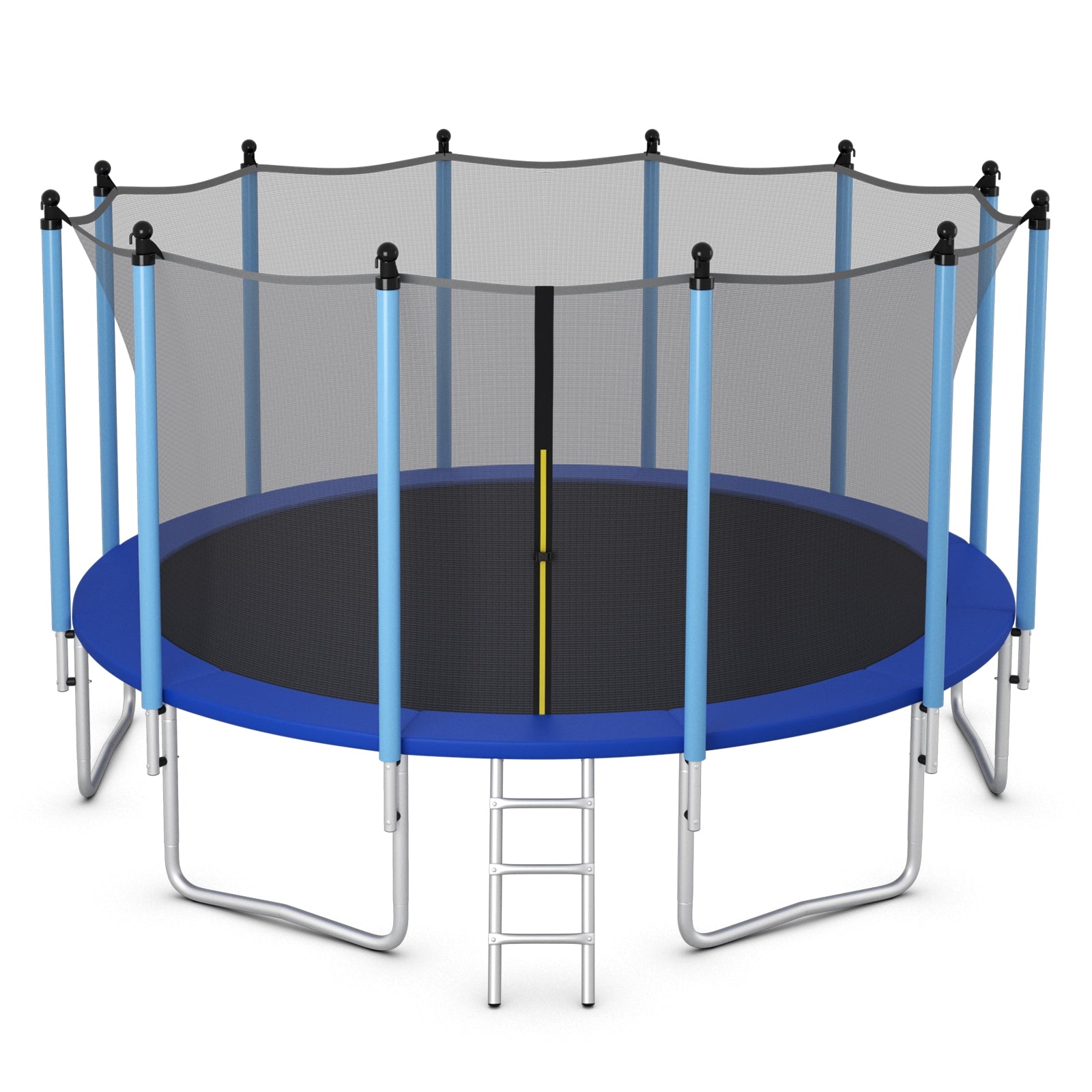 Outdoor Trampoline with Safety Closure Net-8 ft - 16 Ft