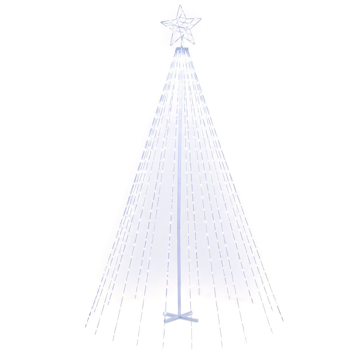 10 Feet Outdoor Christmas Tree Star String Lights