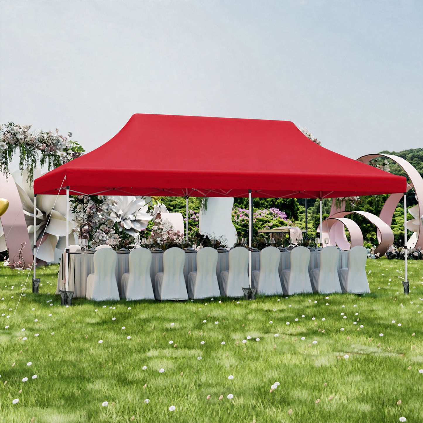 Pop Up Canopy Tent 10x20 FT with Carry Bag