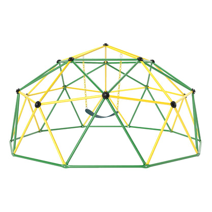 10 Feet Dome Climber with Swing and 800 Lbs Load Capacity