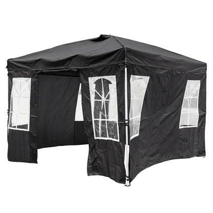 10x10 Pop Up Canopy Tent with Sidewalls & Adjustable Height