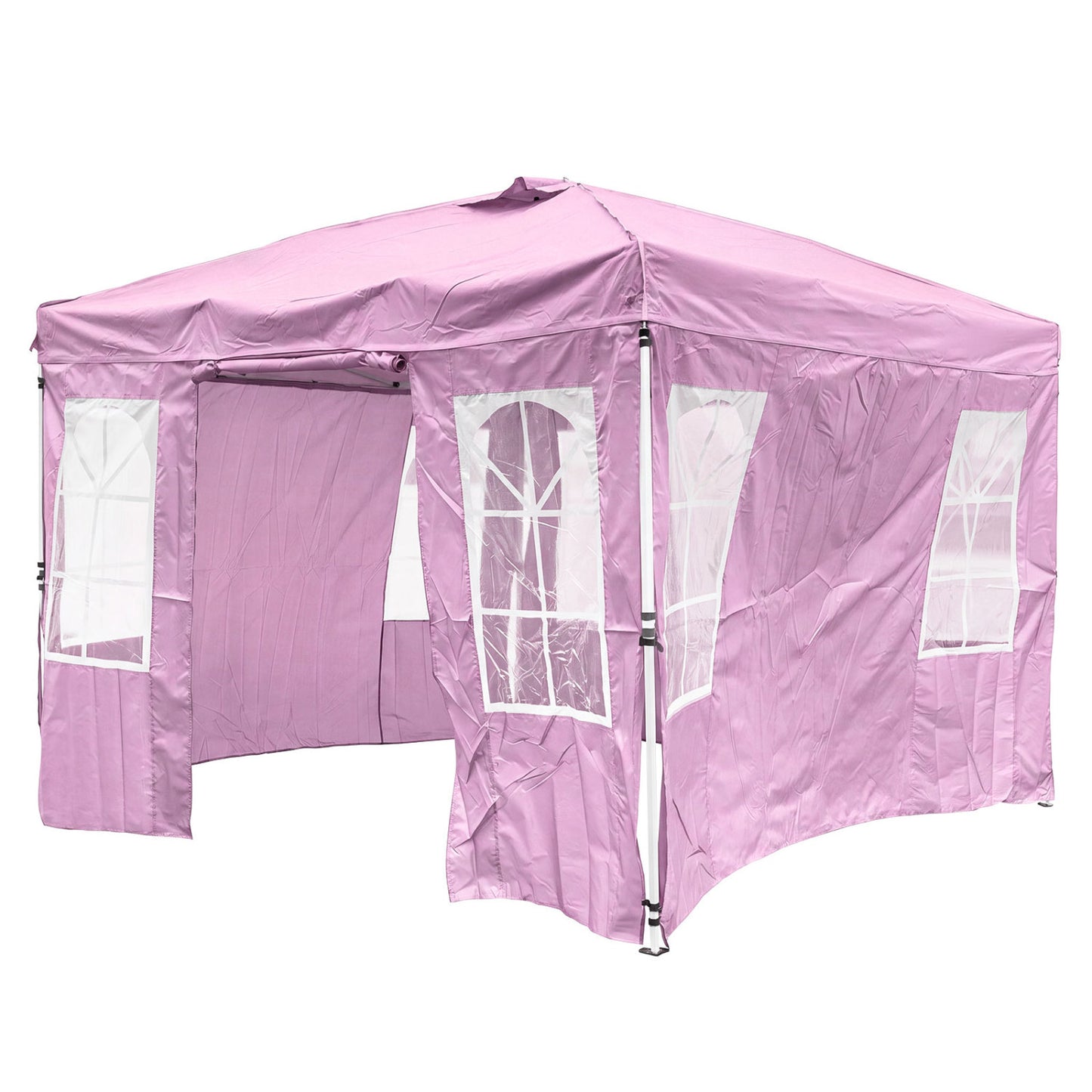 10x10 Pop Up Canopy Tent with Sidewalls & Adjustable Height