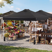 10 x 10 Feet Outdoor Commercial Pop up Canopy Tent-Black
