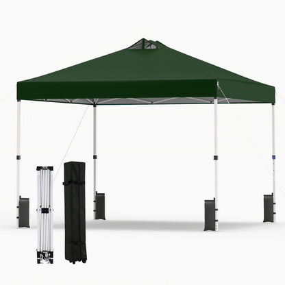 10 x 10 Feet Outdoor Commercial Pop up Canopy Tent-Green