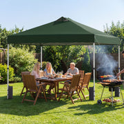 10 x 10 Feet Outdoor Commercial Pop up Canopy Tent-Green