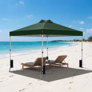 10 x 10 Feet Outdoor Commercial Pop up Canopy Tent-Green