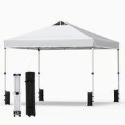 10 x 10 Feet Outdoor Commercial Pop up Canopy Tent-White