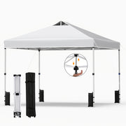 10 x 10 Feet Outdoor Commercial Pop up Canopy Tent-White