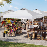 10 x 10 Feet Outdoor Commercial Pop up Canopy Tent-White