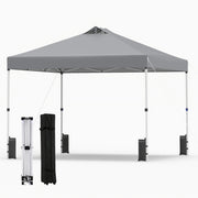10 x 10 Feet Outdoor Commercial Pop up Canopy Tent-Gray