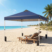 10 x 10 Feet Outdoor Commercial Pop up Canopy Tent-Blue