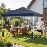 10 x 10 Feet Outdoor Commercial Pop up Canopy Tent-Blue