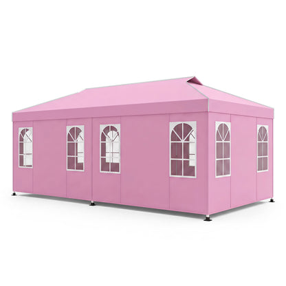 Pop Up Canopy Tent 10x20 FT with 6 Sidewalls