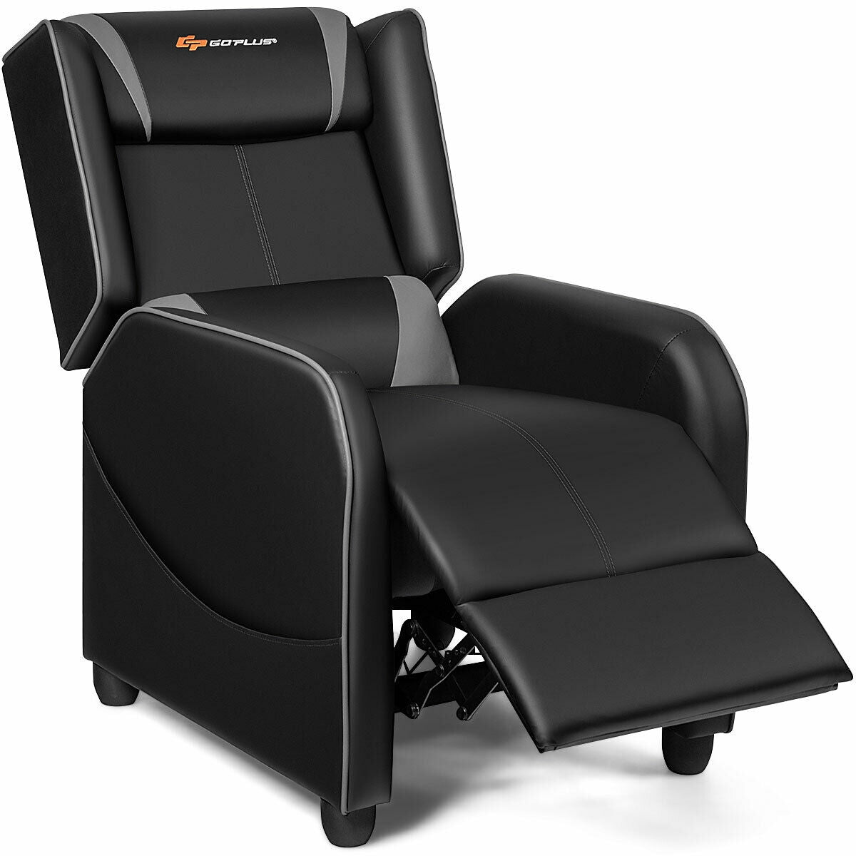 Home Massage Gaming Recliner Chair-Gray - Gray