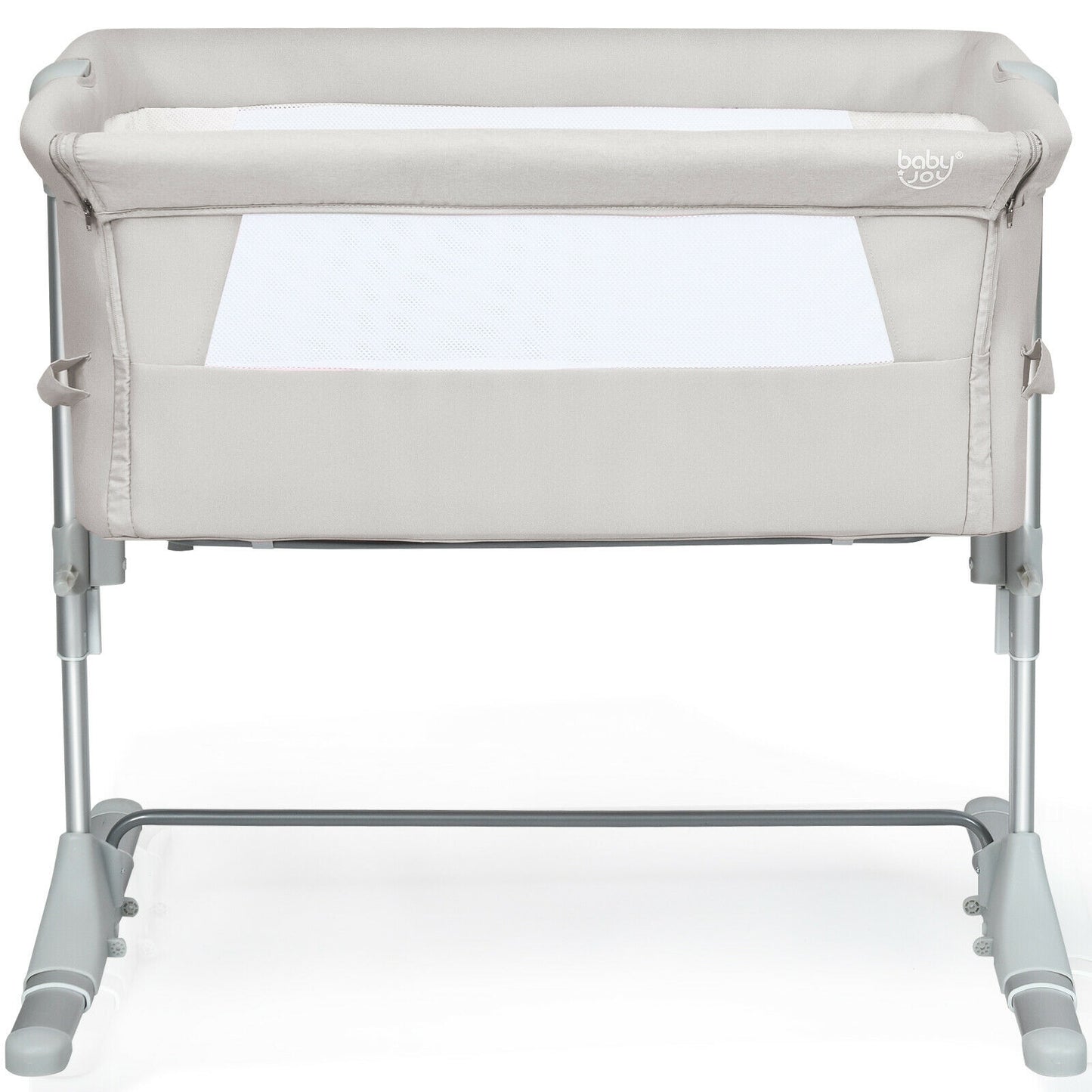 Travel Portable Baby Bed Side Sleeper Bassinet Crib with Carrying Bag-Blue - Beige