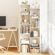 11-Tier Modern Book Organizer Bookcase with Anti-Tipping Kits-White