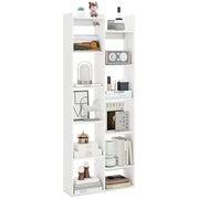 11-Tier Modern Book Organizer Bookcase with Anti-Tipping Kits-White
