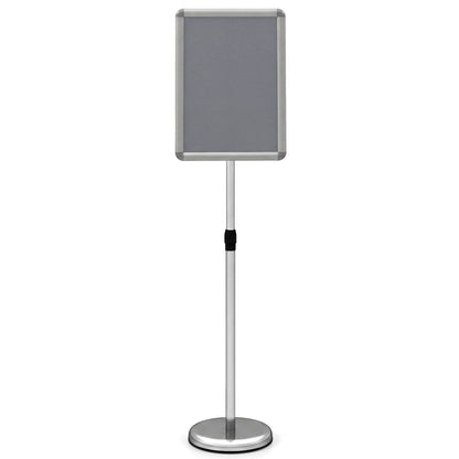 11x17 Adjustable Height Sign Holder Stand with Snap Frame