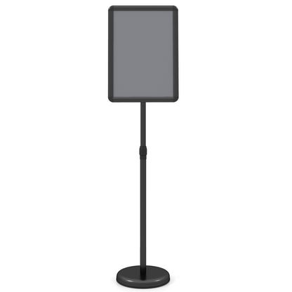 11x17 Adjustable Height Sign Holder Stand with Snap Frame