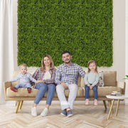 12-Pieces 20 Inch x 20 Inch Artificial Hedge Boxwood Panels