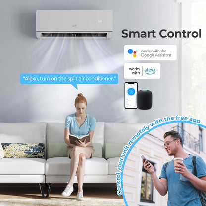 SEERXtreme Series ENERGY STAR Certified 12000 BTU 24 SEER2 115V Mini Split Heat Pump Heating at -15¬∞F