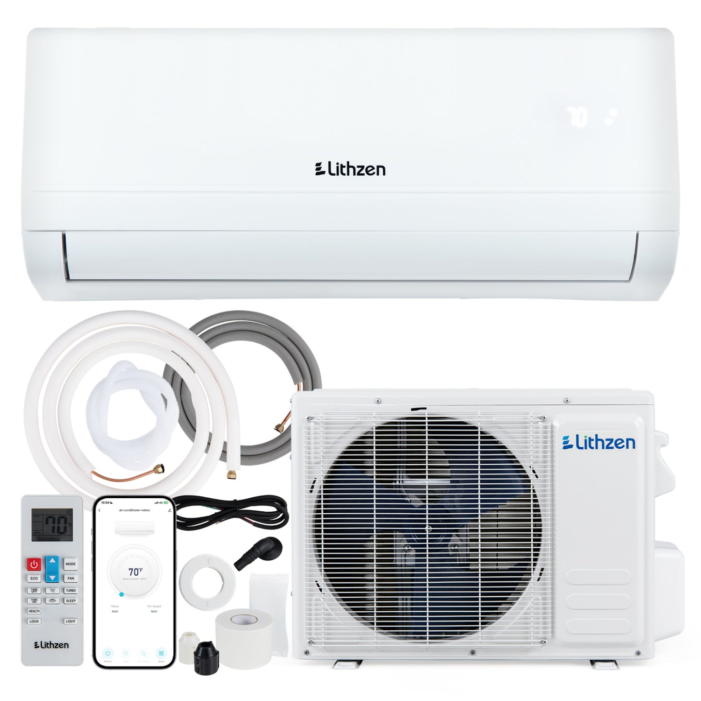 12000 BTU Mini Split Air Conditioner & Heater with WiFi