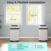 12000 BTU Portable Air Conditioner 3 in 1 Energy-saving with Fan and Dehumidifier-White