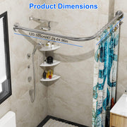Curved Shower Curtain Rod