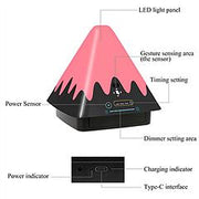 Touch Control Night Light 8-Color Change 6 Level Dimmable Light Brightness Table Lamp