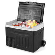 12V Car Refrigerator 32QT with Touch Panel and Removable Divider-M