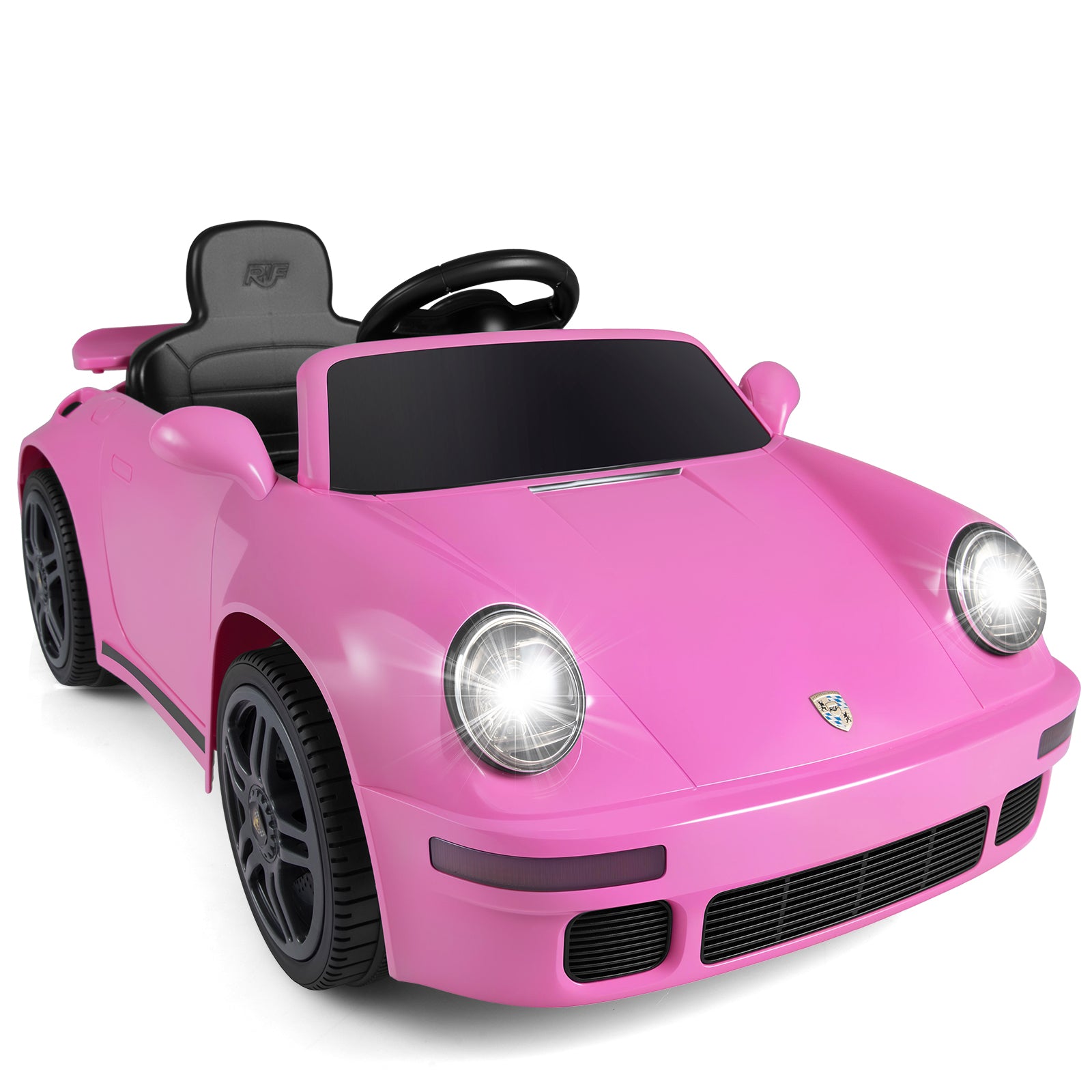 12V Electric Ride On Car Licensed RUF¬†CTR with Remote Control and Music-Pink